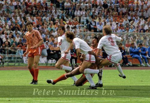 Munchen, 25 Juni 1988 Finale Europees Kampioenschap 1988
Nederland-Rusland met een eindstand van 2-0
Ruud Gullit 
EK 1988