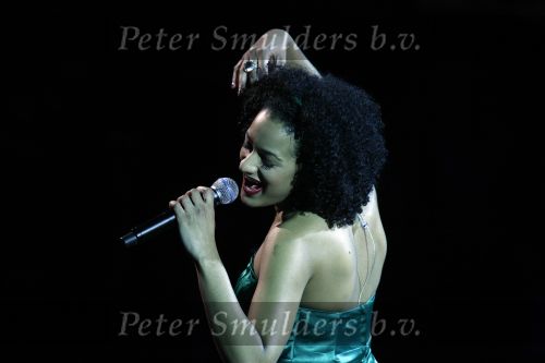 Hilversum 3 februari 2007
Opnames X factor in studio 22. 
Sharon