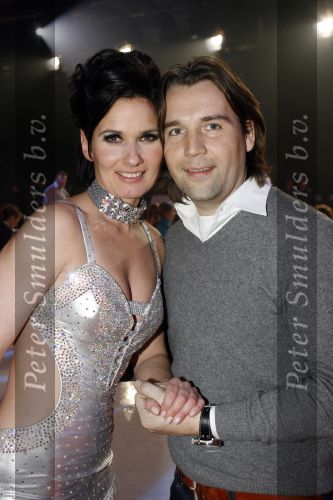 Baarn 26 januari 2006
Sterren schaatsen op hetij van RTL in Baarn met Martijn krabbe en John Williams.
Stella Gommans met vriend Jeroen Musper