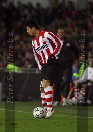 Eindhoven, 20 Februari 2007
1e eindronde Championsleague wedstrijd PSV-FC Arsenal, eindstand 1-0 Seizoen 2006/2007
Sun Xiang, de eerste chinees die mee doet als voetballer bij de Champions League in Europa