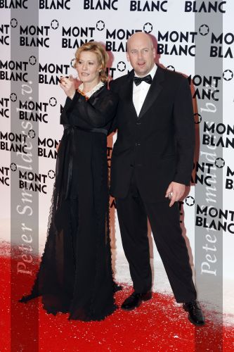 Chamonix 2 februari 2007
Presentatie sieraden lijn van Mont Blanc in Chamonix. 
Suzanne Borsody met man