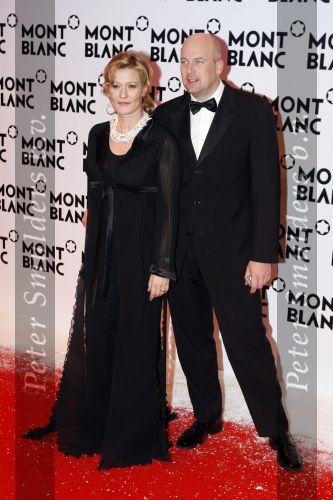 Chamonix 2 februari 2007
Presentatie sieraden lijn van Mont Blanc in Chamonix. 
Suzanne Borsody met man