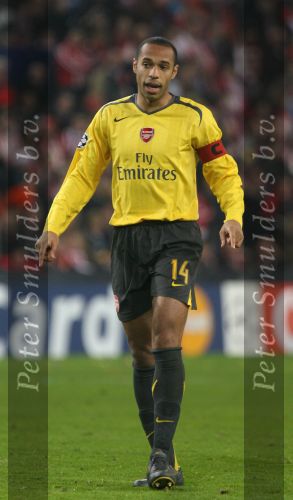 Eindhoven, 20 Februari 2007 Champions Leaguewedstrijd
PSV-FC Arsenal 1e ronde Eindstand 1-0 Seizoen 2006/2007
Thierry Henry