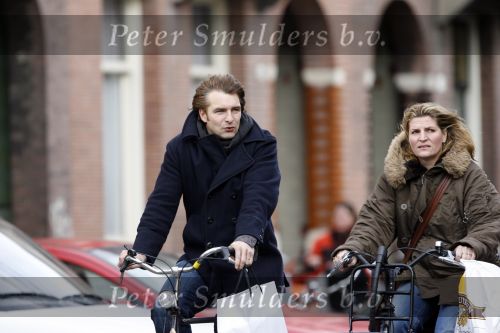 Amsterdam 31 januari 2007
Victor Reinier met zijn vrouw op de fiets.