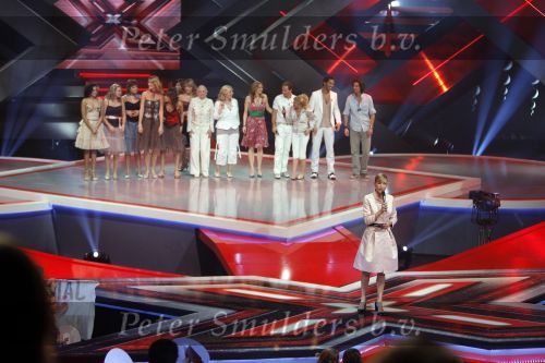 Hilversum 20 januari 2007
Opnames X factor in studio 22 met Wendy v Dijk.