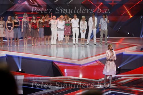 Hilversum 20 januari 2007
Opnames X factor in studio 22 met Wendy v Dijk.
