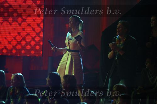 Hilversum 20 januari 2007
Opnames X factor in studio 22 met Wendy v Dijk.