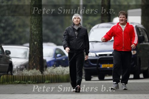 Amsterdam 1 februari 2007
Wessel v Diepen en Daphne Bunskoek kussend. 
Daarna gaat wessel wandelen in het vondelpark.
