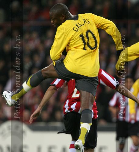 Eindhoven, 20 Februari 2007 Champions Leaguewedstrijd
PSV-FC Arsenal 1e ronde Eindstand 1-0 Seizoen 2006/2007
William Gallas