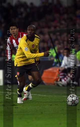 Eindhoven, 20 Februari 2007
1e eindronde Championsleague wedstrijd PSV-FC Arsenal, eindstand 1-0 Seizoen 2006/2007
William Gallas