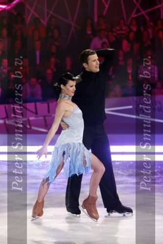 Baarn 26 januari 2007
Winston Gerrschtanowitz bij sterren dansen op het ijs van RTL. Zijn vader en Renate Verbaan zitten op de tribune.