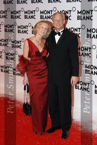 Chamonix 2 februari 2007
Presentatie sieraden lijn van Mont Blanc in Chamonix. 
Wolff Heinrichsdorff met vrouw (ceo Mont Blanc)