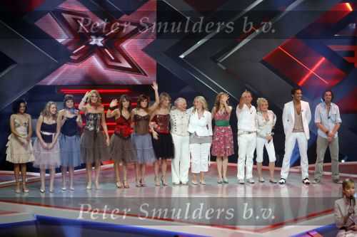 Hilversum 20 januari 2007
Opnames X factor in studio 22 met Wendy v Dijk.