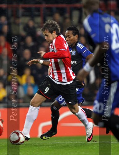 Eindhoven, 25 Februari 2010
1/8 Finale Uefa Europa League PSV-HSV, eindstand 3-2
PSV uitgeschakeld op basis van uit gescoorde doelpunten
Danko Lazovic
Foto Junior Smulders