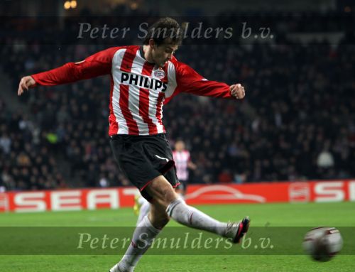 Eindhoven, 25 Februari 2010
1/8 Finale Uefa Europa League PSV-HSV, eindstand 3-2
PSV uitgeschakeld op basis van uit gescoorde doelpunten
Danko Lazovic
Foto Junior Smulders