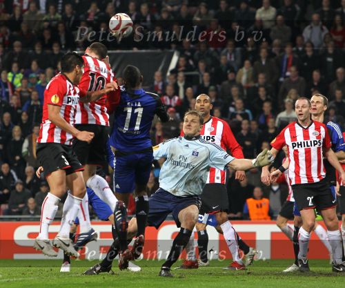 Eindhoven, 25 Februari 2010
1/8 Finale Uefa Europa League PSV-HSV, eindstand 3-2
PSV uitgeschakeld op basis van uit gescoorde doelpunten
Danny Koevermans
Foto Junior Smulders