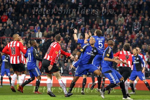 Eindhoven, 25 Februari 2010
1/8 Finale Uefa Europa League PSV-HSV, eindstand 3-2
PSV uitgeschakeld op basis van uit gescoorde doelpunten
Danny Koevermans
Foto Junior Smulders