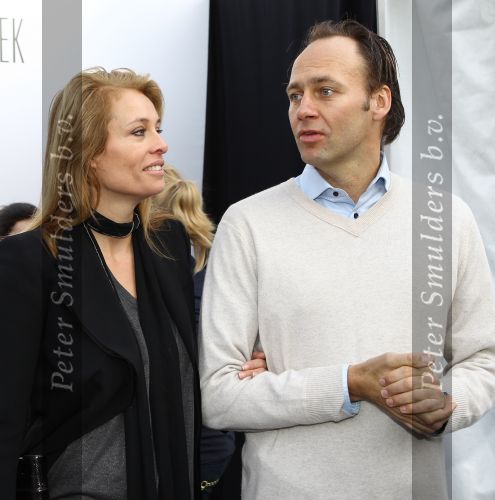 Amsterdam, 31 Januari 2010
Amsterdam International Fashion Week 
Frederique v d Wal met vriend Koen v Trojen