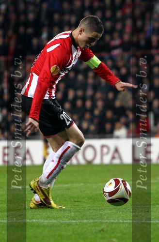 Eindhoven, 25 Februari 2010
1/8 Finale Uefa Europa League PSV-HSV, eindstand 3-2
PSV uitgeschakeld op basis van uit gescoorde doelpunten
Ibrahim Afellay
Foto Junior Smulders