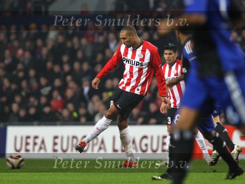 Eindhoven, 25 Februari 2010
1/8 Finale Uefa Europa League PSV-HSV, eindstand 3-2
PSV uitgeschakeld op basis van uit gescoorde doelpunten
Orlando Engelaar
Foto Junior Smulders