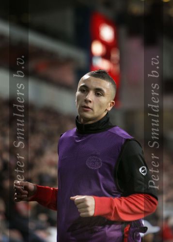 Eindhoven, 25 Februari 2010
1/8 Finale Uefa Europa League PSV-HSV, eindstand 3-2
PSV uitgeschakeld op basis van uit gescoorde doelpunten
Zakaria Labyad zijn eerste invalbeurt voor PSV
Foto Junior Smulders