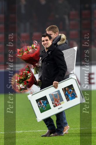 Eindhoven, 24 Februari 2011
Uefacup wedstrijd PSV-OSC Lille, eindstand 3-1
Officieel afscheid Dirk Marcellis van PSV
Foto Junior Smulders