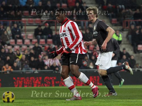 Eindhoven, 20 Maqrt 2011
kompetitiewedstrijd PSV-NAC, eindstand 4-1
Seizoen 2010/2011
Genero Zeefuik
Foto Junior Smulders