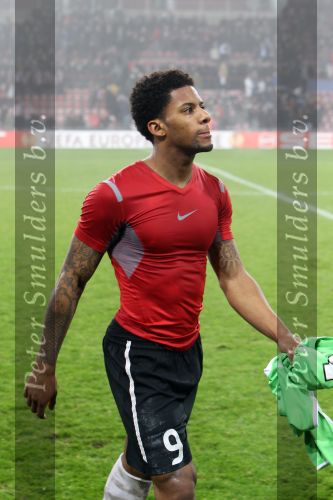 Eindhoven, 24 Februari 2011
Uefacup wedstrijd PSV-OSC Lille, eindstand 3-1
Jeremain Lens
Foto Junior Smulders
