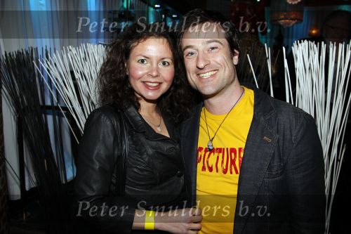 Uitgeest 17 januari 2011
Nieuwjaarsreceptie Henk Geels in Bobs saloon. Maaike Widdershoven met man
Peter Smulders bv