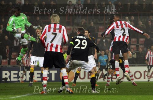 Eindhoven, 24 Februari 2011
Uefacup wedstrijd PSV-OSC Lille, eindstand 3-1
Marcelo scoort 3-1
Foto Junior Smulders
