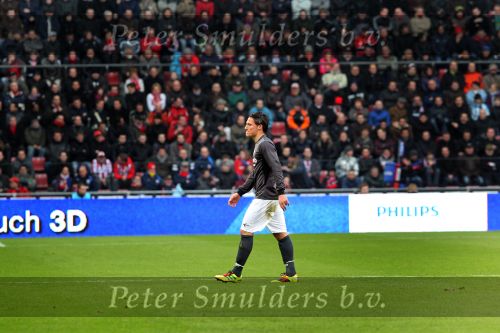 Eindhoven, 20 Maqrt 2011
kompetitiewedstrijd PSV-NAC, eindstand 4-1
Seizoen 2010/2011
2x geel voor Nemanja Gudelj, dus ROOD
Foto Junior Smulders