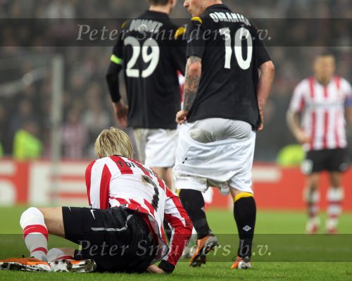 Eindhoven, 24 Februari 2011
Uefacup wedstrijd PSV-OSC Lille, eindstand 3-1
Ola Toivonen
Foto Junior Smulders