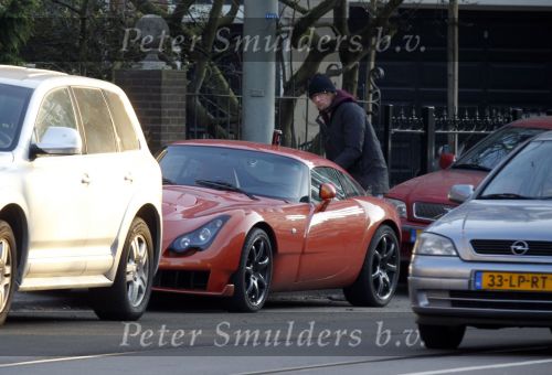 Amsterdam 28 januari 2011
Prins Bernhard jr in een oranje TVR sportwagen.
Peter Smulders bv