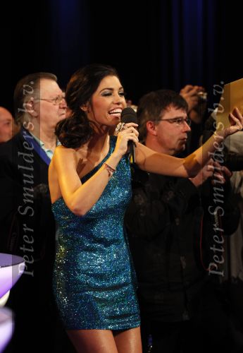 Hilversum 30 januari 2011
Nationale songfestival met de 3J\'s in studio 21. Yolanthe Sneijder Cabau
Peter Smulders bv