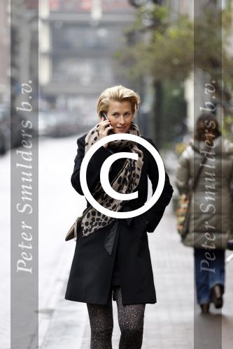 Amsterdam 26 januari 2012
Patty Brard Anouk Smulders en Sjimmy Bruijninckx op straat.
Peter Smulders bv