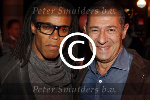 Amsterdam 28 januari 2012
Modeshow supertrash in de passenger terminal. Edgar Davids met Ronald kahn
Peter Smulders bv