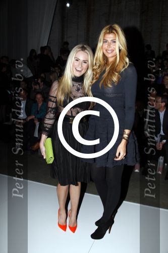Amsterdam 28  januari 2012
Modeshow Tony Cohen tijdens de IAFW. Estelle Gullit en Nikkie Plessen
Peter Smulders bv