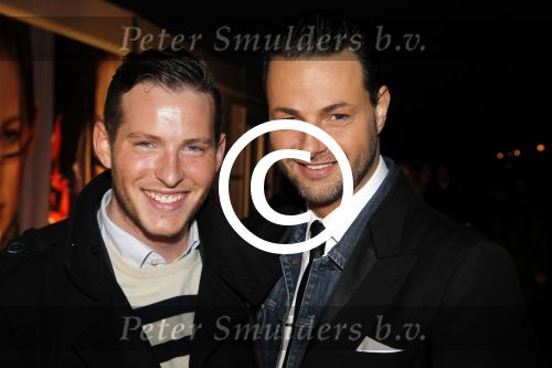 Amsterdam 28 januari 2012
AIFW fashion week met div bn ers bij div shows. Fred v Leer met Morris
Peter Smulders bv