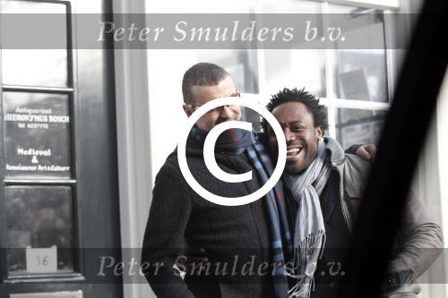 Amsterdam 14 january 2012
George Michael and his boyfriend Fadi Fawaz on vacation in Amsterdam.
They stay in a small hotel called The Canal Hotel. EXCLUSIVE PICS
Peter Smulders bv