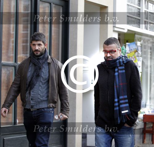 Amsterdam 14 january 2012
George Michael and his boyfriend Fadi Fawaz on vacation in Amsterdam.
They stay in a small hotel called The Canal Hotel. EXCLUSIVE PICS
Peter Smulders bv