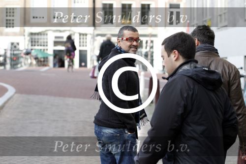 Amsterdam 14 january 2012
George Michael and his boyfriend Fadi Fawaz on vacation in Amsterdam.
They stay in a small hotel called The Canal Hotel. EXCLUSIVE PICS
Peter Smulders bv