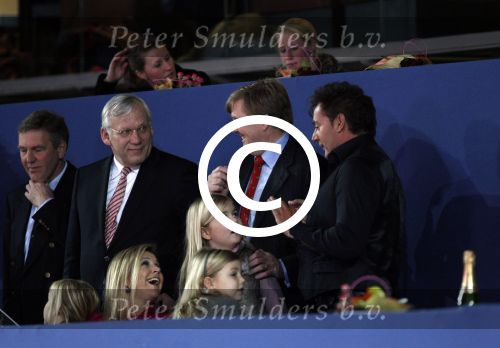 Amsterdam 21 januari 2012
Prinses Maxima prins Willem Alexander en Amalia Alexia en Ariane op bezoek bij jumping Amsterdam. Gerard Joling met Maxima en de prinsesjes
Peter Smulders bv