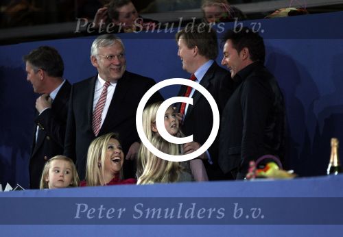 Amsterdam 21 januari 2012
Prinses Maxima prins Willem Alexander en Amalia Alexia en Ariane op bezoek bij jumping Amsterdam. Gerard Joling met Maxima en de prinsesjes
Peter Smulders bv