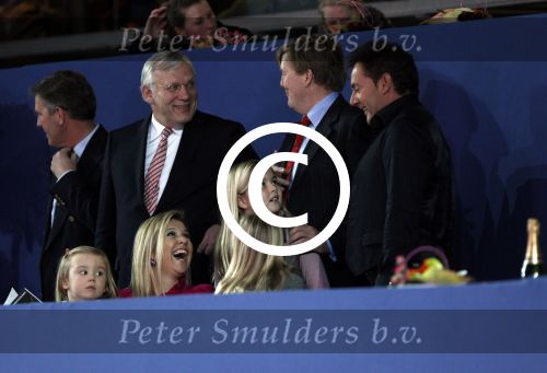 Amsterdam 21 januari 2012
Prinses Maxima prins Willem Alexander en Amalia Alexia en Ariane op bezoek bij jumping Amsterdam. Gerard Joling met Maxima en de prinsesjes
Peter Smulders bv