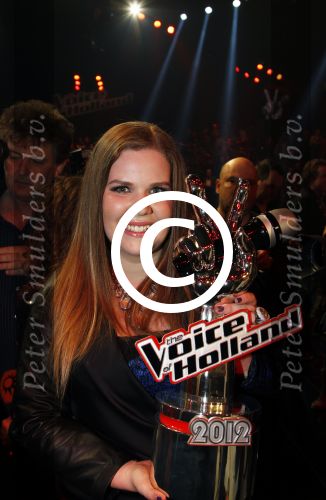 Hilversum 20 januari 2012
Iris Kroes wint de finale van the voice of holland in studio 22.
Peter Smulders bv