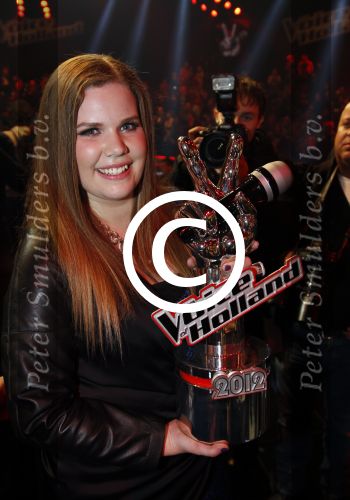 Hilversum 20 januari 2012
Iris Kroes wint de finale van the voice of holland in studio 22.
Peter Smulders bv