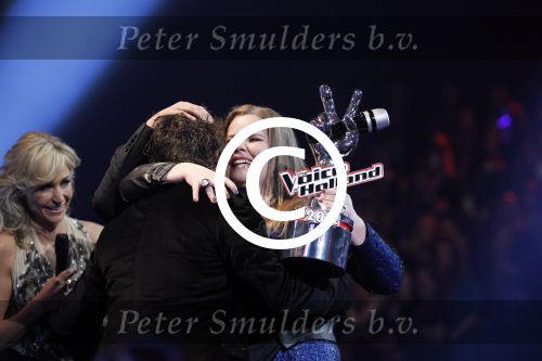 Hilversum 20 januari 2012
Iris Kroes wint de finale van the voice of holland in studio 22. Marco Borsato
Peter Smulders bv