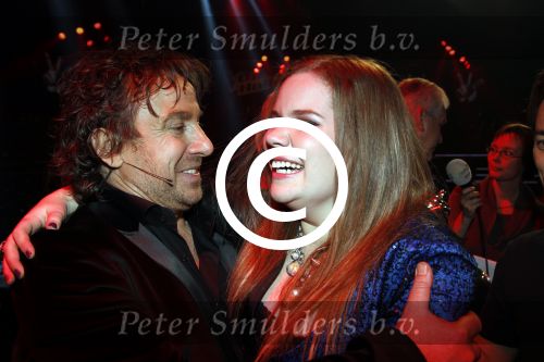 Hilversum 20 januari 2012
Iris Kroes wint de finale van the voice of holland in studio 22. Iris met Marco Borsato
Peter Smulders bv