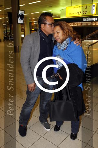 Schiphol 15 januari 2012
Justine Pelmelay en haar vriend komen terug op schiphol na het cruiseboot drama in italie.
Peter Smulders bv