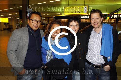 Schiphol 15 januari 2012
Justine Pelmelay en haar vriend komen terug op schiphol na het cruiseboot drama in italie.
Peter Smulders bv